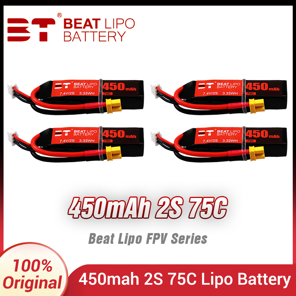 Drone Battery Li-Ion - BEAT 2S 7.4V 450mAh 75C Akumulator