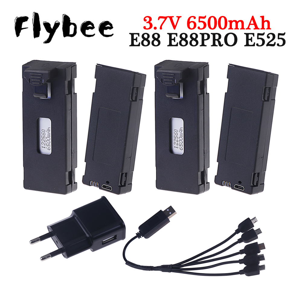 Eachine Drone E58 - Akumulator 3.7V 6500mAh ładowarka do Drone