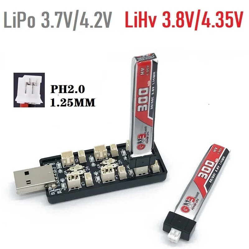 6CH USB 1S LiPo/LiHv 3.7V/4.2V – Drone Battery Plate recenzja i cena