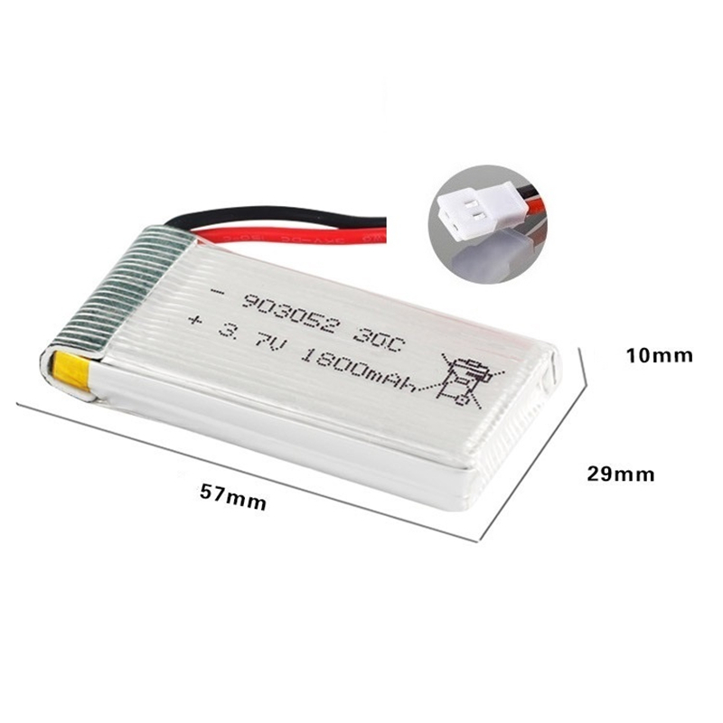 Ulepszona bateria Lipo 3.7V 18 – Eachine Drone E58 recenzja i cena
